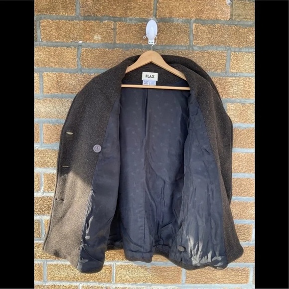 Flax wool coat size small - Picture 10 of 10